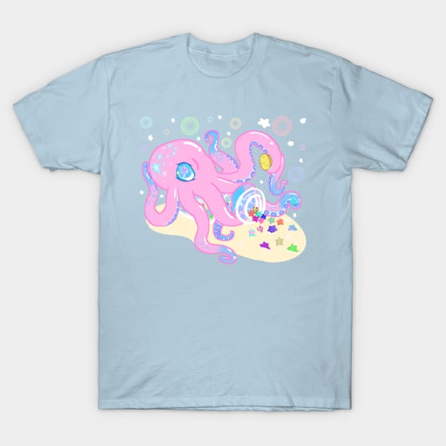 Octopus Dreams T-Shirt by Candycrypt